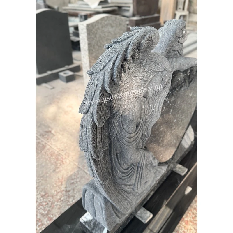 Heart Tombstone with Angel
